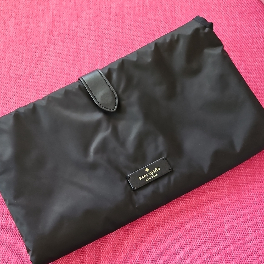 Kate Spade Black Nylon Diaper Pad